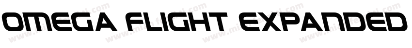 Omega Flight Expanded Regular字体转换